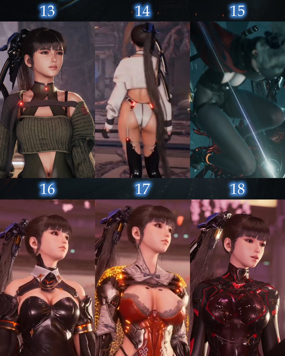 wapdahca's tweet photo. #StellarBladePC  #StellarBlade
Recap for New outfits (21+2bouns) https://t.co/A6MCY0boU1
