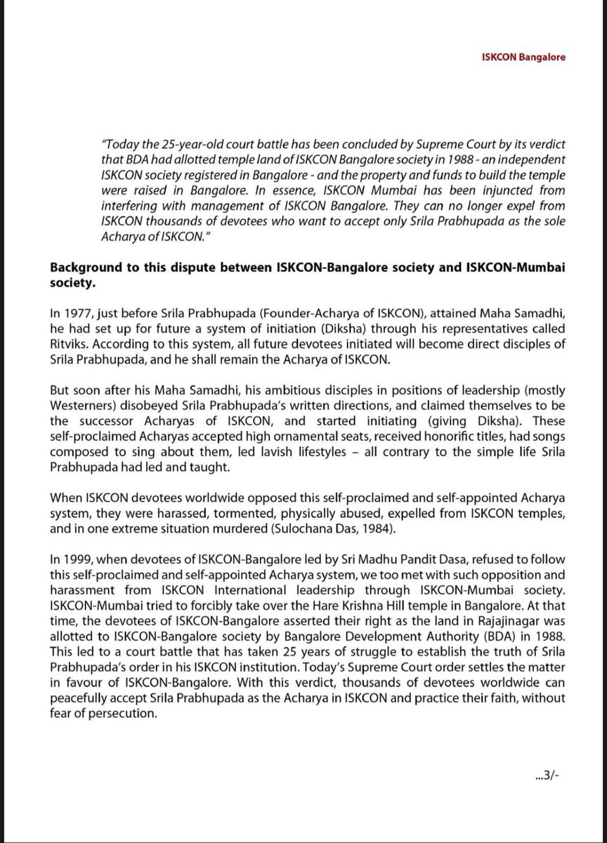 ISKCON Bangalore tweet media