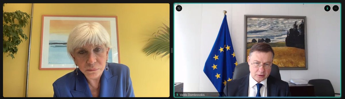 Valdis Dombrovskis (@vdombrovskis) on Twitter photo Great exchange with <a href="/LaurenceTubiana/">Laurence Tubiana</a>, CEO of the European Climate Foundation.
We discussed the first #Omnibus proposal on the sustainability reporting framework and the importance of delivering simpler rules for companies while supporting the EU’s climate goals. Great exchange with <a href="/LaurenceTubiana/">Laurence Tubiana</a>, CEO of the European Climate Foundation.
We discussed the first #Omnibus proposal on the sustainability reporting framework and the importance of delivering simpler rules for companies while supporting the EU’s climate goals.