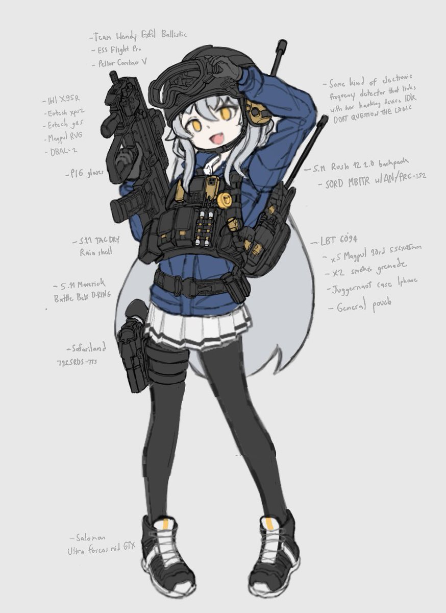 Ch3YChan's tweet photo. WIP of my tactical daughteru https://t.co/pDw95CLsx4