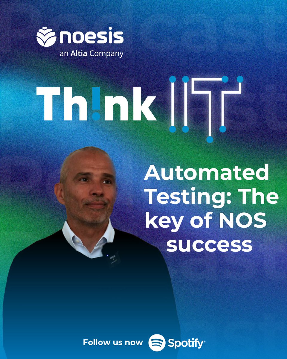 Noesis_Portugal's tweet photo. Faster testing. Fewer errors. Smarter automation.
With testingON, NOS empowered testers to automate without code, streamline delivery, and improve software quality.
๐ง Full episode: https://t.co/TKfnB1VYLm
#testingON #TestAutomation #SoftwareQuality https://t.co/cI4brZZug1