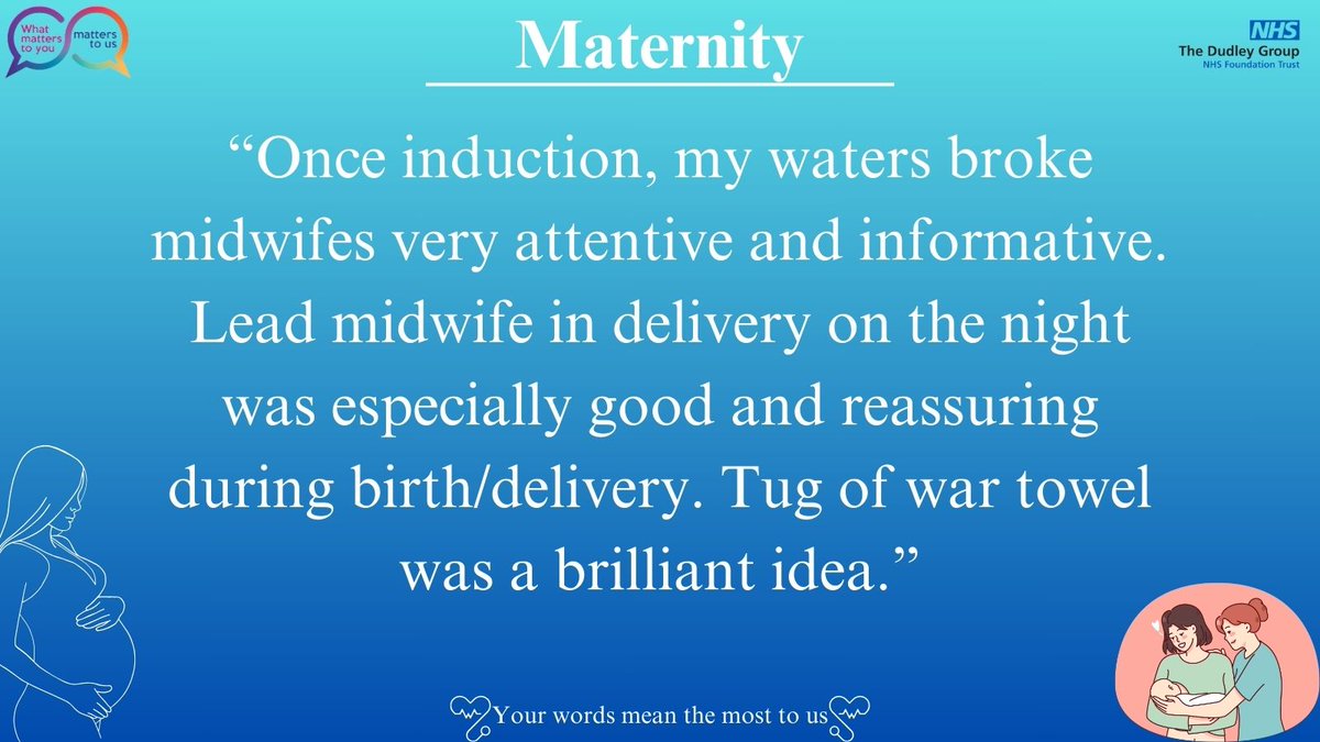 Patient Experience (DGFT) (@dgft_ptex) on Twitter photo Well done to the Maternity Unit for the excellent feedback. Itβs a testament to your hard work, professionalism, and dedication to supporting families at such an important time in their lives.π
<a href="/jillfaulkner65/">Jill Faulkner</a> <a href="/DudleyGroupNHS/">The Dudley Group</a> <a href="/Dudley_SWBCEO/">Diane Wake π</a> Well done to the Maternity Unit for the excellent feedback. Itβs a testament to your hard work, professionalism, and dedication to supporting families at such an important time in their lives.π
<a href="/jillfaulkner65/">Jill Faulkner</a> <a href="/DudleyGroupNHS/">The Dudley Group</a> <a href="/Dudley_SWBCEO/">Diane Wake π</a>