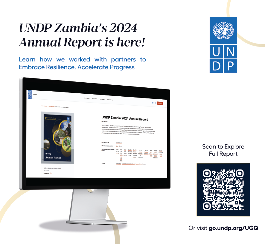 Embracing Resilience, Accelerating Progress — Our 2024 Annual Report is out!

We embraced resilience, scaled impact, &amp; strengthened partnerships to support 🇿🇲 on its path to sustainable growth &amp; #Agenda2030.

🔗 Learn how: go.undp.org/UGQ

#PartnershipsForTheGoals #SDG17
