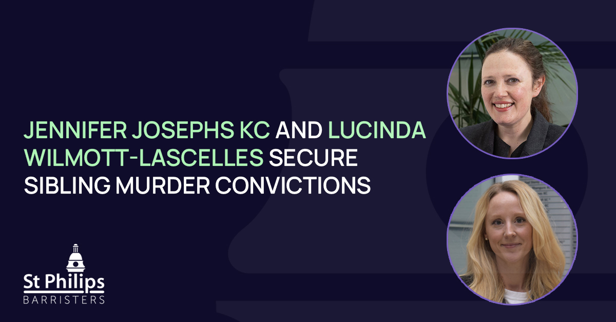 stphilips's tweet photo. Jennifer Josephs KC, leading Lucinda Wilmott-Lascelles, prosecuted the trial of brother and sister in Birmingham. The Defendants murdered a man, who died from multiple stab wounds in a brutal knife attack in the street.

https://t.co/U2iuaDhIsF

#barristers https://t.co/xzoQHNBroE