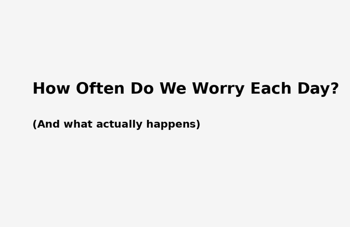 hope_in_now's tweet image. Hope in Numbers #079
The average person worries 50 times a day.
But most of those things… never happen.

We carry storms that never rain.
Pain we never feel.
Fear we never meet.
What if we replaced one worry each day—with a tiny hope?

#DariStats #HopeInNumbers #WorryLess