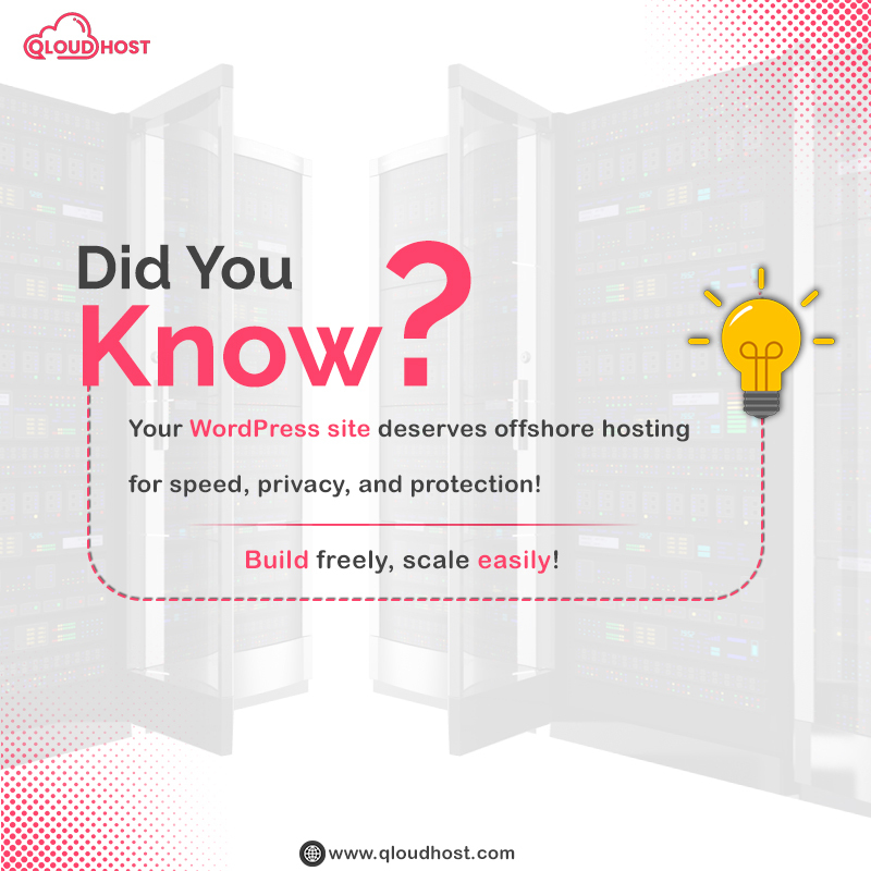 qloudhosts's tweet image. Offshore WordPress = Secure, fast, and free!
qloudhost.com/offshore-dedic…
#OffshoreHosting #WordPress #OffshoreServer #DedicatedServer #OffshoreDedicatedServer #QloudHost