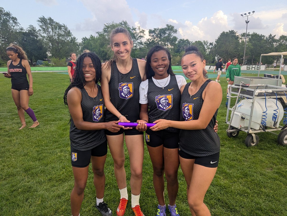 CCHS_Speed's tweet photo. State qualifiers!
Kihra and Abby advance to State in the 3200!
Joining them are the 4x200 team of Imani, Kai, Anais, and Lauren! https://t.co/8syzqex72l