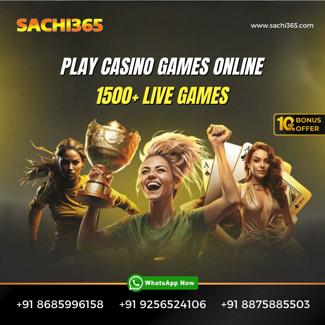 info_Sachi365's tweet image. 🎰 Experience the Thrill of 1500+ Live Casino Games!
Play online with SACHI365 and enjoy real-time action, stunning wins, and a 10% bonus offer just for getting started! 💰

#Sachi365 #CasinoOnline #PlayAndWin #CasinoFun  #LiveGaming