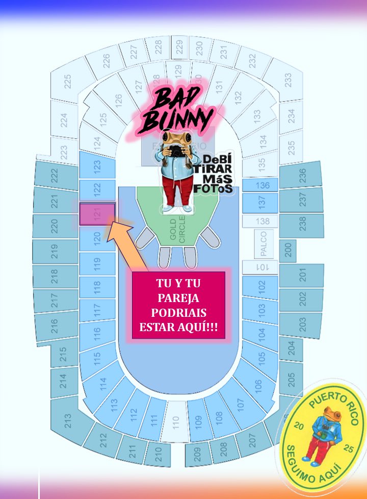 QuimFlorencio's tweet photo. VENDO 2 ENTRADAS PLATINUM PARA BAD BUNNY,  JUNTAS EN LA GRADA 121, F. 14 
 
📍 Est. Olim. Lluis Companys (Barcelona)
📅 Viernes, 22 de mayo
🎫 via TICKETMASTER
💳 NEGOCIABLE 

*Precio nominal por entrada 499€, escucho ofertas realistas.

#badbunnytour #Ticketmaster #BadBunny https://t.co/ocMepC5Z4z
