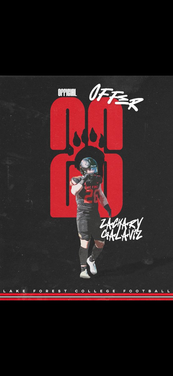 Zachary (@zacharygalaviz) on Twitter photo After a great conversation with <a href="/M_Gorogianis87/">Mark Gorogianis</a> I am blessed to receive an offer from Lake Forest. After a great conversation with <a href="/M_Gorogianis87/">Mark Gorogianis</a> I am blessed to receive an offer from Lake Forest.