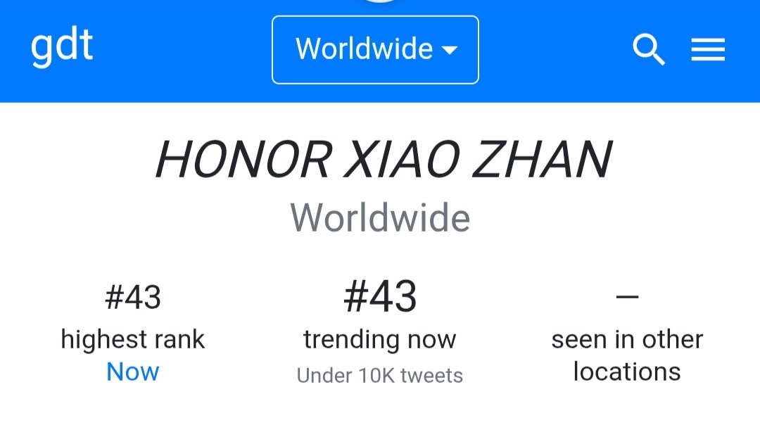 VioletDevil4's tweet photo. 🌐 World wide Trending Highest #Rank43 
➡️ HONOR XIAO ZHAN

🇹🇭 Thailand Trending Highest #Rank2 
➡️ #XiaoZhanxHonor400 

#Xiaozhan
#Honor400 https://t.co/wcr3OMufCw