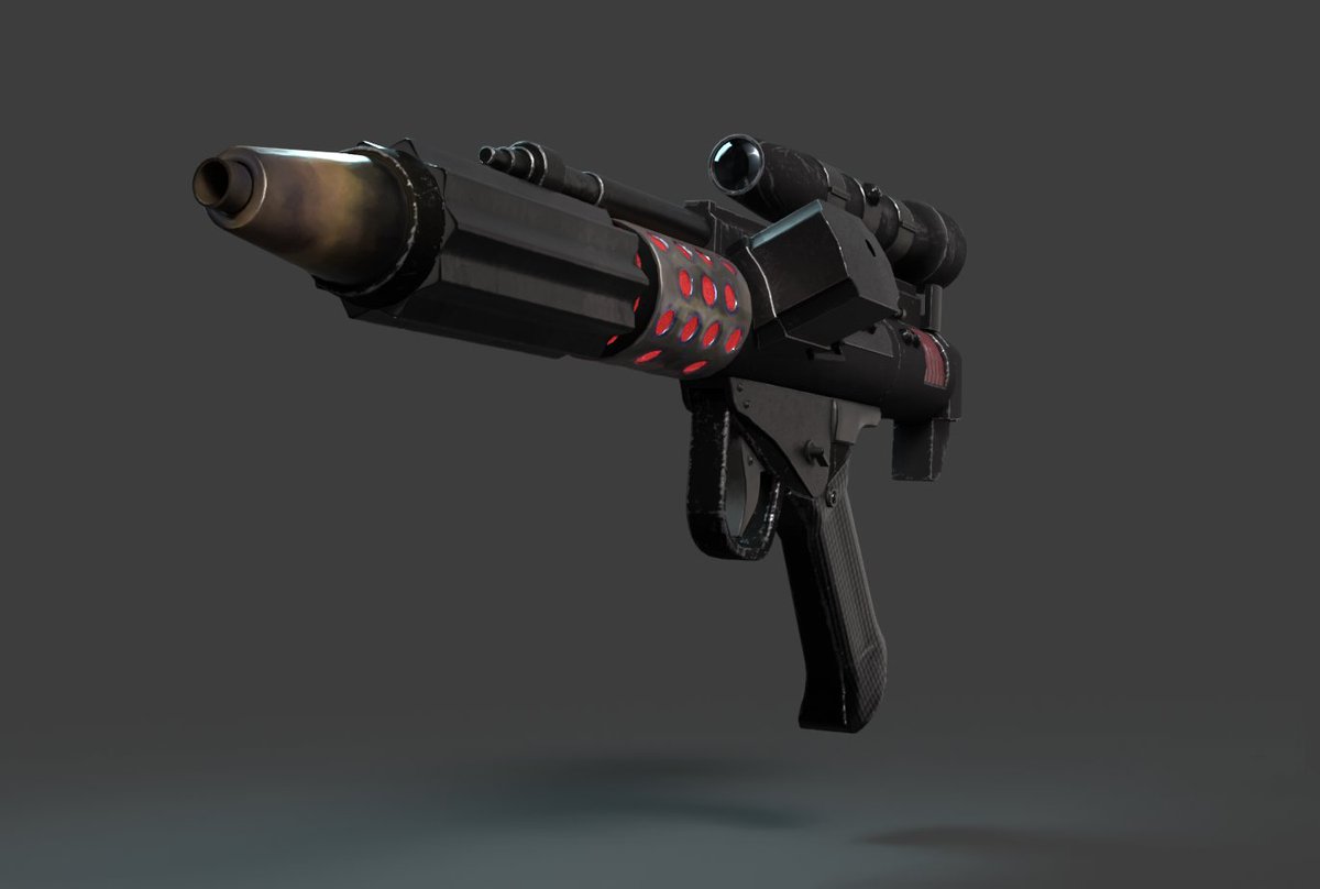 strawberrieart's tweet photo. i made this blaster :D
#3DModel #Maya #SubstancePainter #3DWeaponArtist #HardSurfaceModel #3DArt https://t.co/BGmBzqYm6d