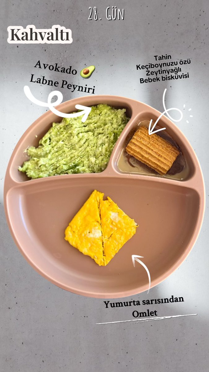 6 Aylık bebişim kahvaltıda neler yedi? 🤗
