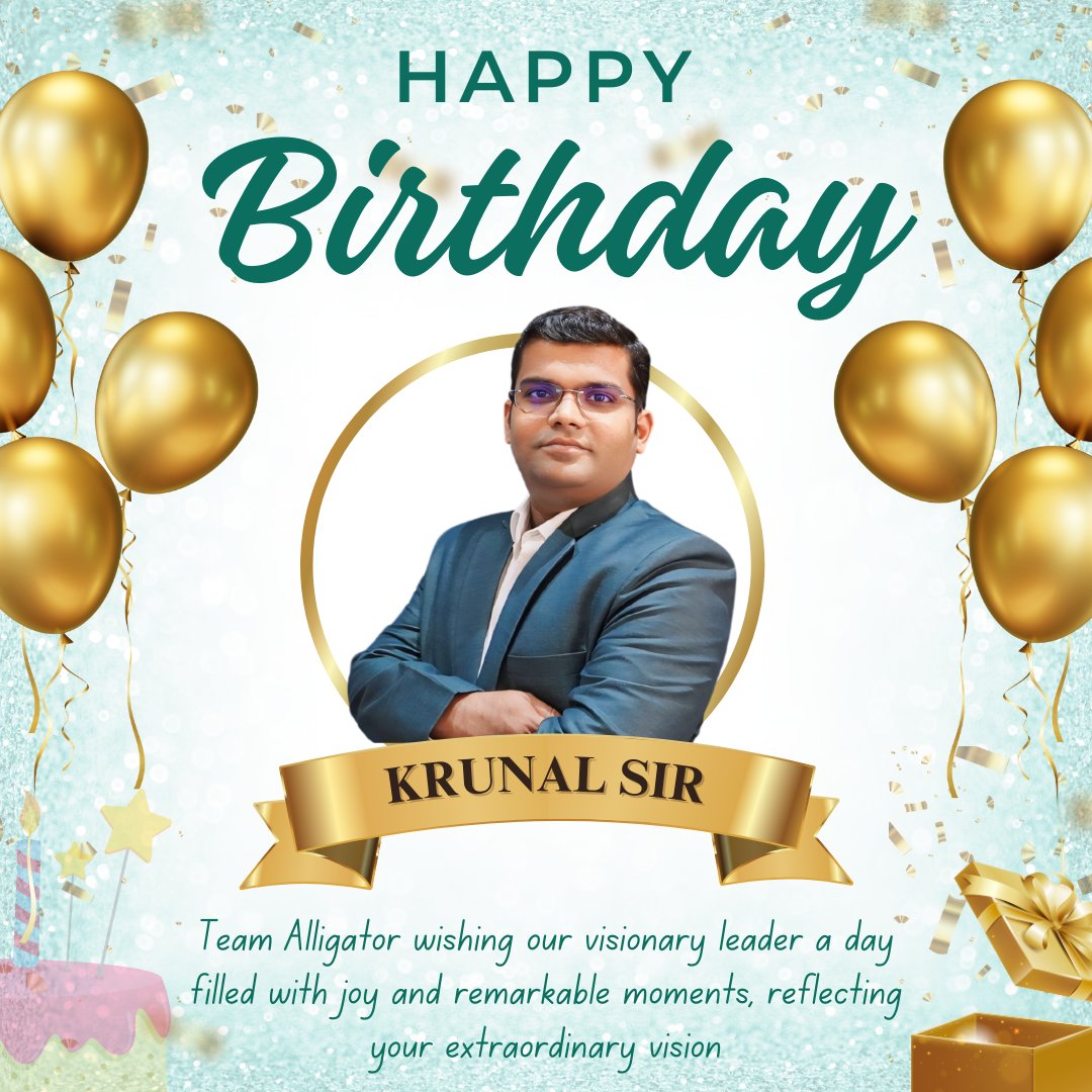 Alligators_in's tweet photo. Happy birthday to the visionary who turns strategy into success and challenges into innovation! 
Dear Sir, your leadership in end-of-line packaging automation has redefined operational excellence. We are grateful for your direction, dedication, and relentless pursuit of progress. https://t.co/n1IWuhiiBs