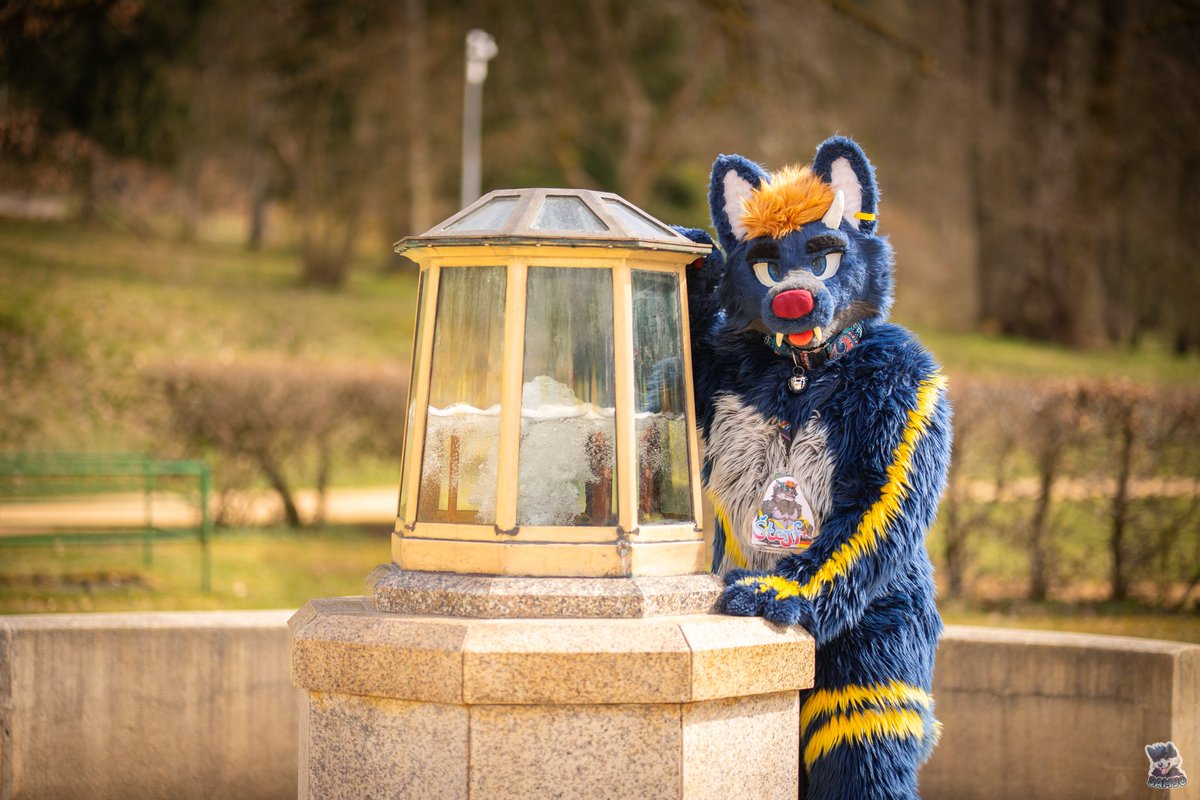 Behold! The fountain spare time. It dispenses "weekend". Happy #FursuitFriday

📸  <a href="/SamyoFox/">SamyoFox</a>
📍 Mariánské Lázně

#furry #furryfandom #fursona #furries #fursuit #furrycommunity #anthro #fursuiter #fursuiting #furrys