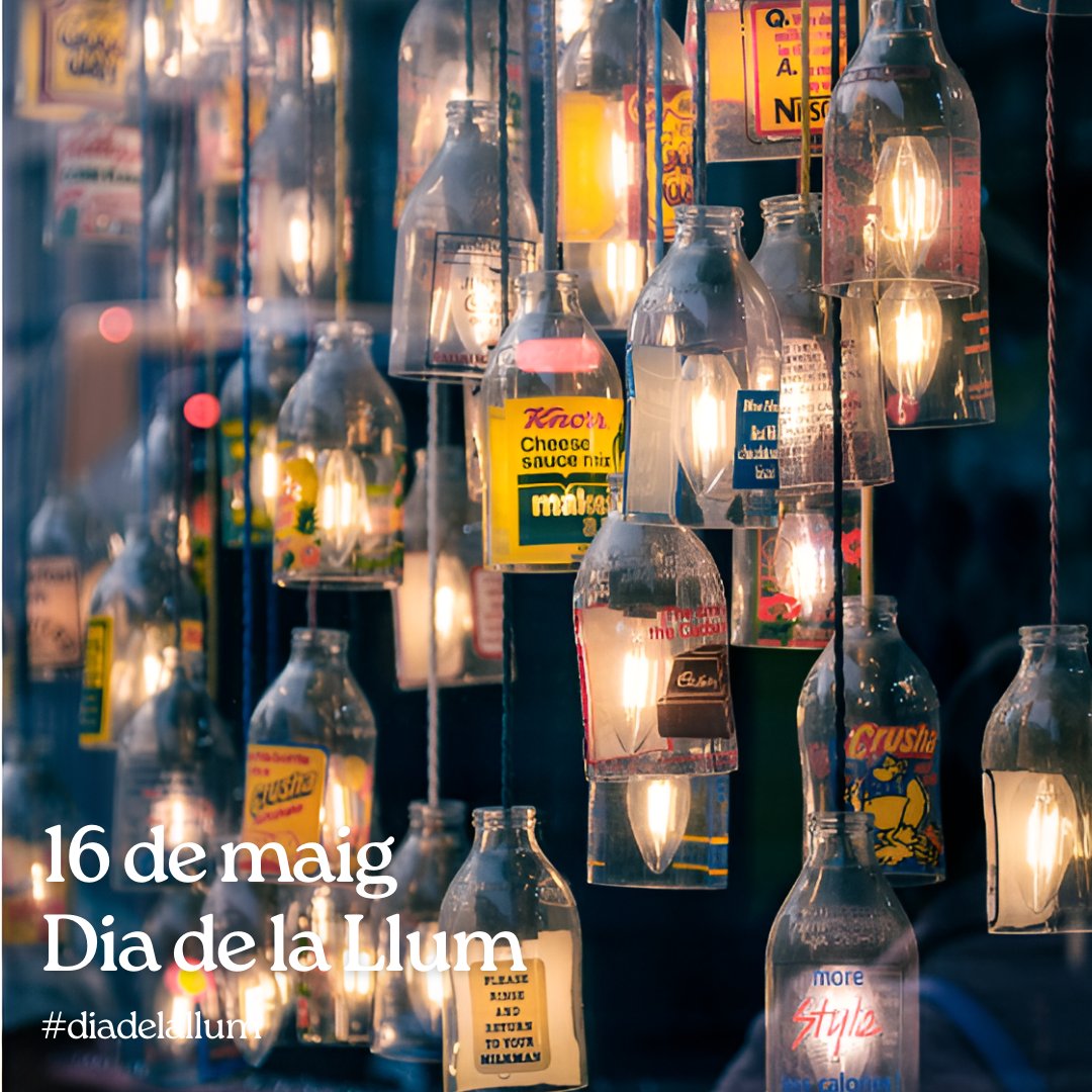 FiraEVC's tweet photo. 💡✨ Dia Internacional de la Llum ✨💡

Avui, 16 de maig, celebrem el Dia Internacional de la Llum, un homenatge a la llum com a font d'energia, coneixement, i vida. La llum és fonamental per a la ciència, la tecnologia, la medicina, i el nostre benestar diari. https://t.co/M4GodDRi2L