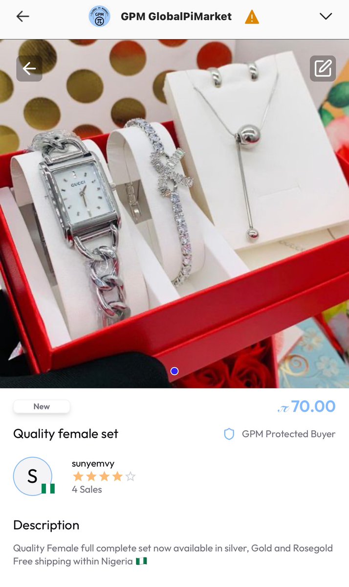 therealsunyemvy's tweet photo. Selling Item on GPM (Global Pi Market) π£
Item: Quality Female full complete set
Price: 210 Pi only (slightly negotiable)
Seller: sunyemvy
Global Delivery π (free shipping within Nigeriaπ³π¬)
Order now!
@PiCoreTeam
#PiNetwork #GPM #SupportPiEcosystem https://t.co/4R7yETPA36