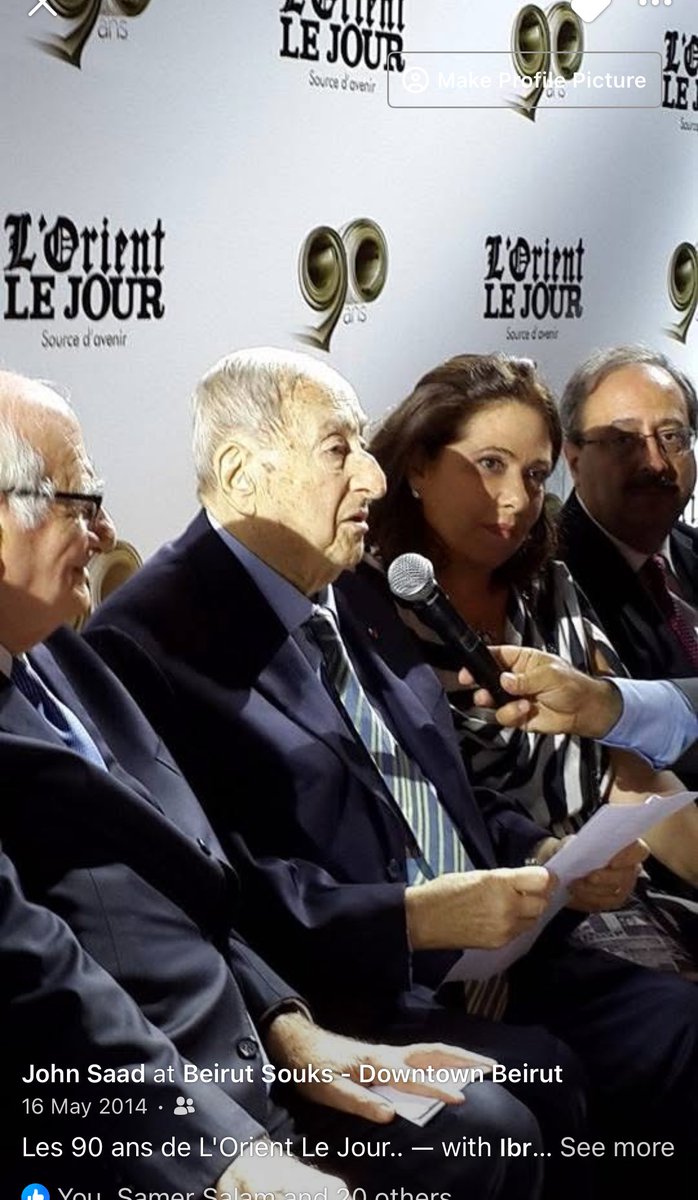 Nayla de Freige (@nayladf) on Twitter photo Cette photo a rebondi sur mes réseaux sociaux. C’ était il y a 11 ans, pour les 90 ans de <a href="/LOrientLeJour/">L'Orient-Le Jour</a> ! J’ ai eu envie de la partager. Cette photo a rebondi sur mes réseaux sociaux. C’ était il y a 11 ans, pour les 90 ans de <a href="/LOrientLeJour/">L'Orient-Le Jour</a> ! J’ ai eu envie de la partager.