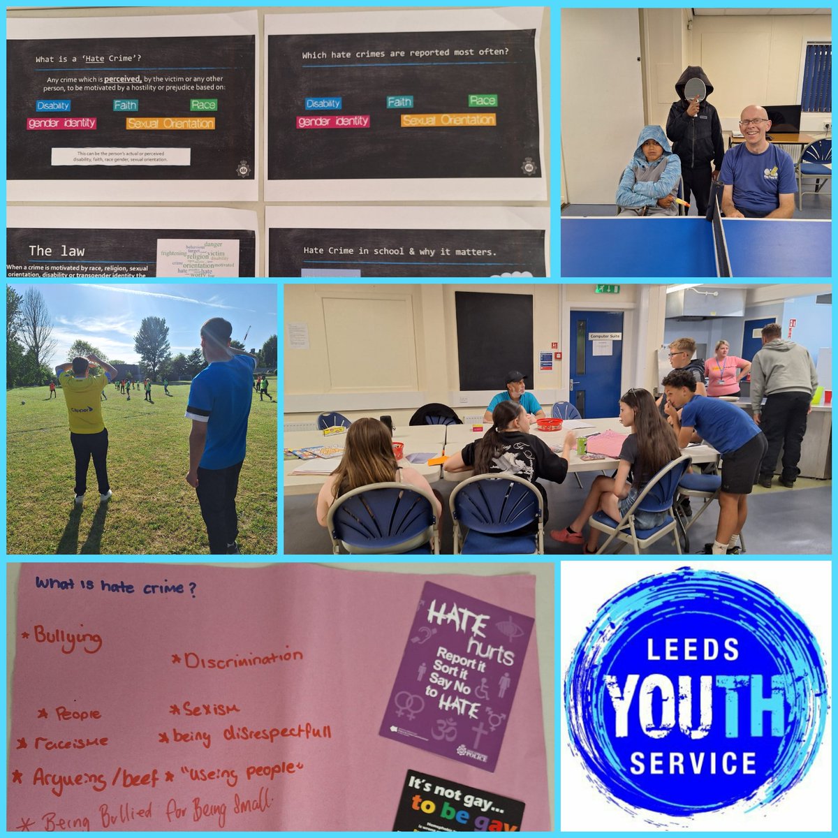 What a session at #RichmondHill this week

Football thanks to <a href="/saxtonfc/">Saxton fc</a>

Quality table tennis thanks to <a href="/PINGPONGFORU/">APPA - Pete Thompson</a> 

Followed up with some powerful conversations with #Youngpeople as #Youthworkers delivered our #HateCrime #Awareness programme 

#Youthwork 
#LeedsYouthService