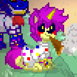 YouKneeSC's tweet photo. something very funny is that a lot of my playtime goes to Ponytown, There's charm to chilling and seeing what people create, the cigar is another player for example. https://t.co/MkHSvDNogI