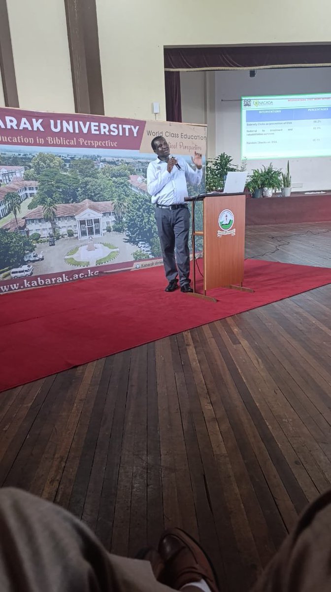 🎓 Empowering Freshers with Facts &amp; Resilience! 💪📚

During the orientation of first-year students at <a href="/KabarakUniv/">Kabarak University</a>  , our Nakuru County Coordination Office, in collaboration with the Guidance and Counselling Unit, led an insightful sensitization on the alarming drug and