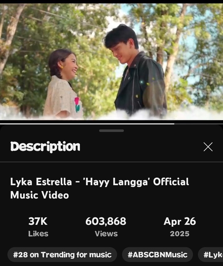 MobajeyPlay24's tweet photo. Thanks for looping 'Hayy Langga' 24/7! ๐
Keep Watching โ๐ป
https://t.co/tQ1FmU7C9C
#MoreStreams #HayyLangga https://t.co/ft07WU9Ce2