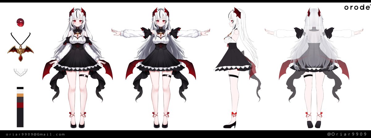 이번에 좋은 기회가 생겨 
Orode'Studio 소속 미즈(<a href="/Mizu_3d_order/">Mizu_3D</a>)님 과 협업 진행하여
치지직에서 활동 하시는 이깡빈님 의  
오리지널 아바타 캐릭터 디자인 및 삼면도 작업 했습니다!
이후 현 삼면도를 토대로 
미즈님 께서 3D작업 진행 해주실 예정 입니다.   

소속 Orode'Studio에도 많은 관심