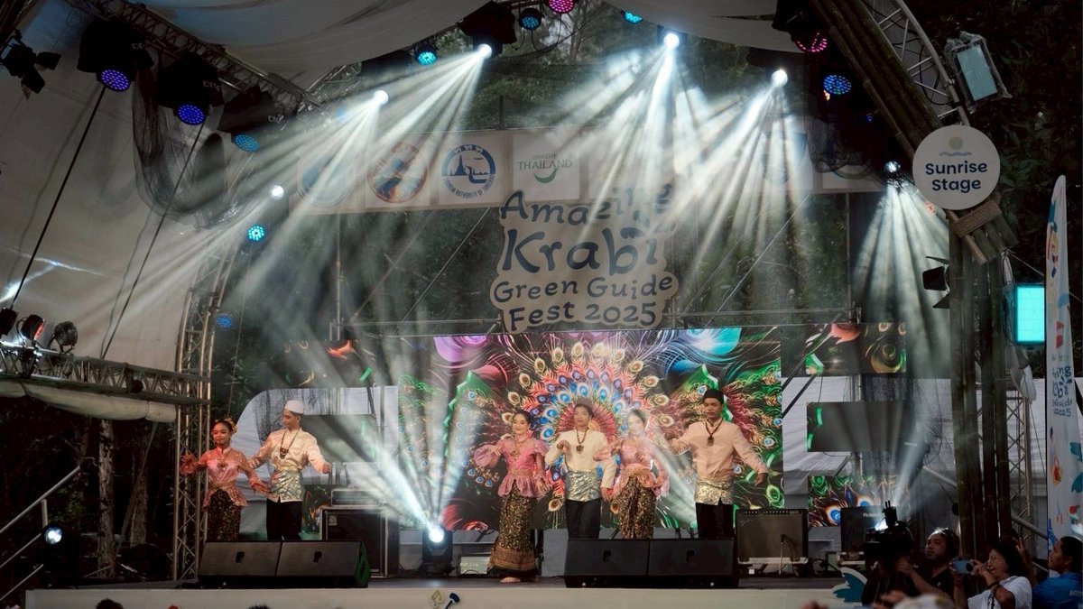 🌿 Experience sustainability in action at the Amazing Krabi Green Guide Fest 2025! 🌴

📅 15–18 May 2025
📍 Hat Noppharat Thara–Mu Ko Phi Phi National Park

Join us for eco-friendly workshops, plant-based cuisine, and more. Let's shape a greener future together! 🌏

👉 PRESS