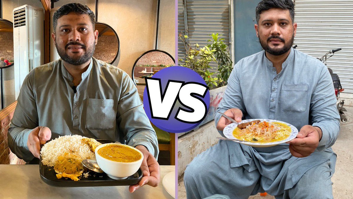 asimaltaf's tweet photo. Cheap vs Expensive Daal Chawal in Karachi | Rs 100 vs 700 Rupees | https://t.co/N8wiHwfav4

#daalchawal #daal #chawal #streetfood #roadside #finedinning #upscale #foodreview #daaltadka #desifood #cheapfood #expensivefood #mumbai https://t.co/s0lZAp4mX0