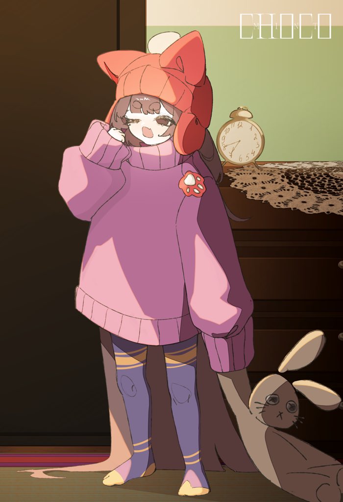 ShiroishiRu's tweet photo. Mom... you forgot... to braid my ponytail... * yawn*

#art #GoodMorning #digital #Childhood https://t.co/Aacv88MzS4