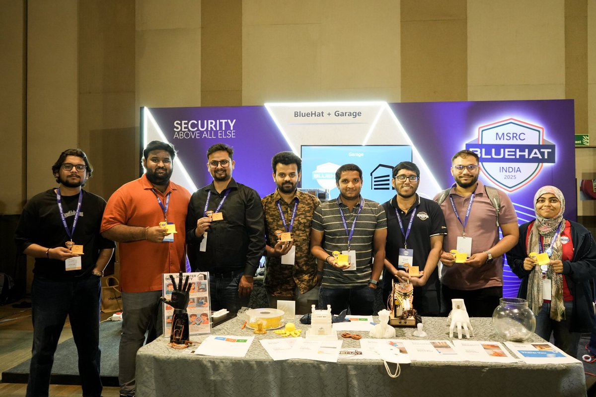 MSFTBlueHat's tweet image. Thank you to everyone who joined us this week. BlueHat is more than just a conference, it’s a community. One where the security community from inside and outside Microsoft come together as peers to share, challenge, and learn from one another.
From deep technical talks to…