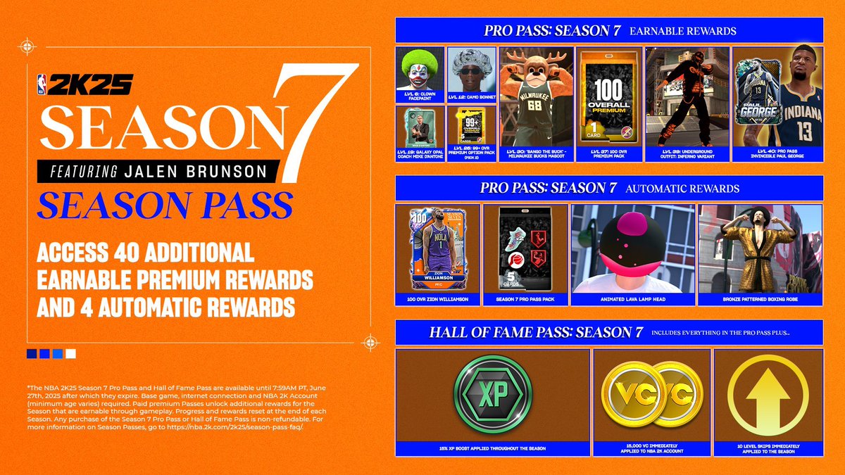 #NBA2K25 
Season 7
