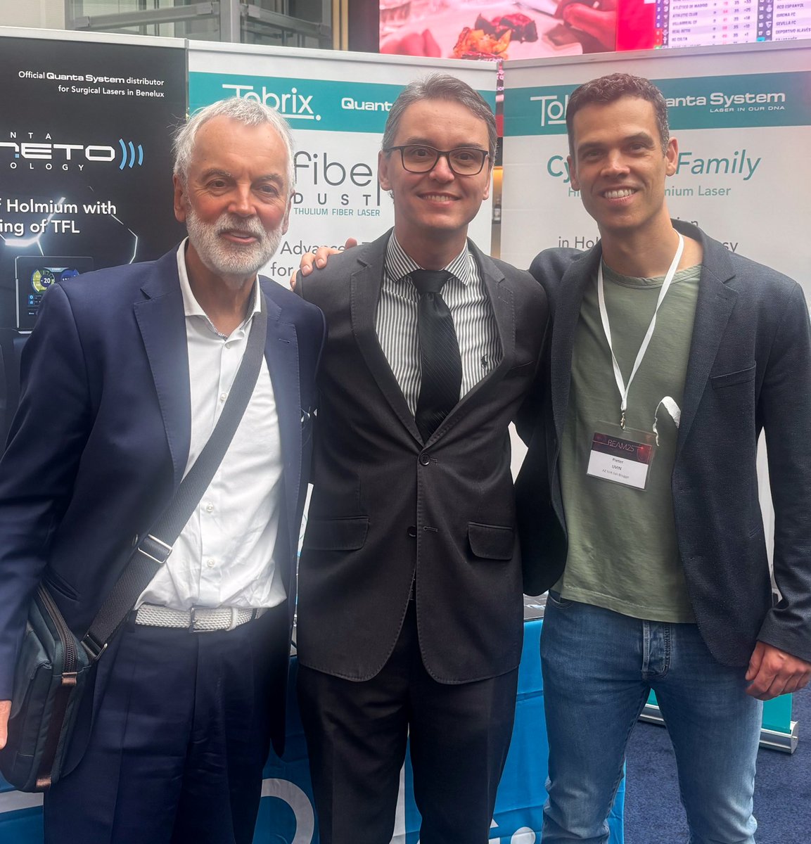 Pieter Uvin (@pieteruvin) on Twitter photo Honoured to meet <a href="/FCAFigueiredo/">Felipe Figueiredo HoLEP 🇧🇷</a> and Rainer Zubrod <a href="/RZMedizin/">Rainer Zubrod</a> at the wonderful #BEAM25 meeting in Ghent.
They are the heart, brain and soul of miniaturization in #AEEP: #MiLEP
<a href="/Urology_Tobrix/">Urology-Surgery Tobrix</a> <a href="/UrologieBrugge/">Urologisch Centrum Noord West-Vlaanderen</a> Honoured to meet <a href="/FCAFigueiredo/">Felipe Figueiredo HoLEP 🇧🇷</a> and Rainer Zubrod <a href="/RZMedizin/">Rainer Zubrod</a> at the wonderful #BEAM25 meeting in Ghent.
They are the heart, brain and soul of miniaturization in #AEEP: #MiLEP
<a href="/Urology_Tobrix/">Urology-Surgery Tobrix</a> <a href="/UrologieBrugge/">Urologisch Centrum Noord West-Vlaanderen</a>