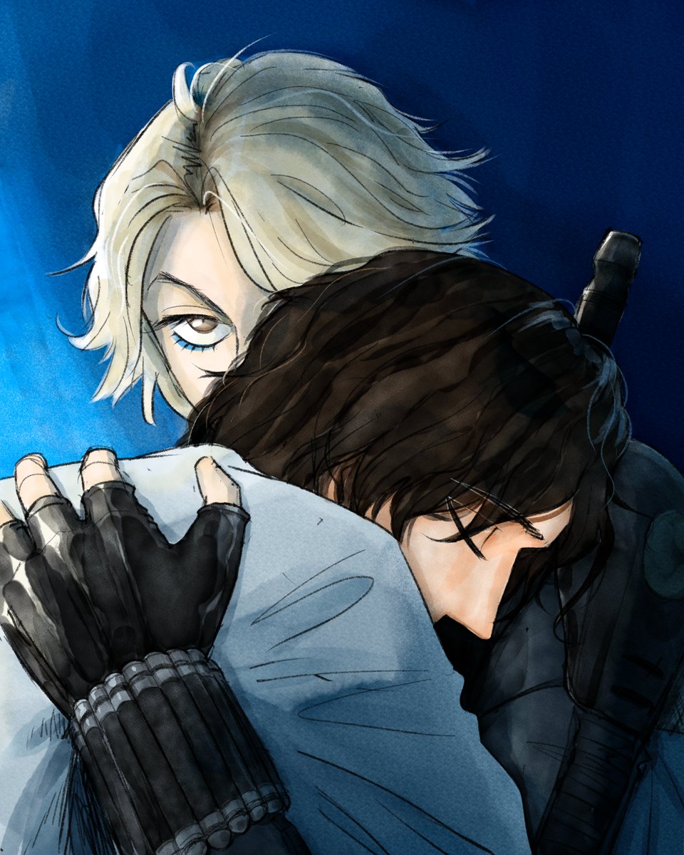 VayadhammaComic's tweet image. #Boblena I just can't help myself!!!! This ship is so damn good. Funny that Sentry is actually a very powerful hero and Yelena is JUST A NORMAL PERSON--no superpower no serum. But Yelena is just so protective since the very beginning. SO CUTE!!! #fanart