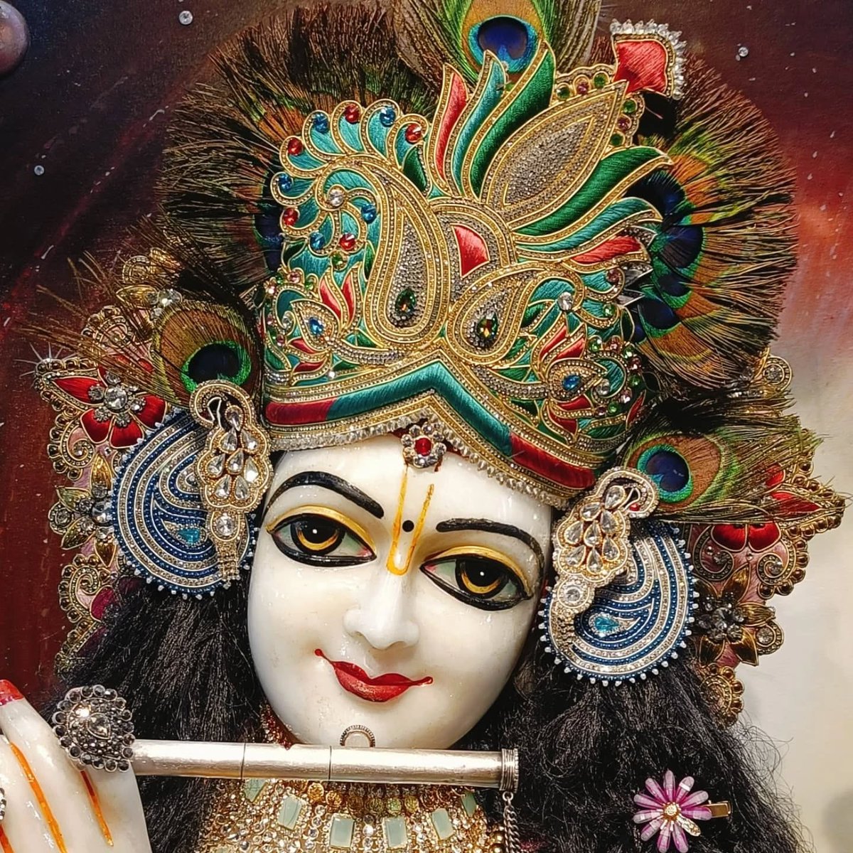 Merabharatms's tweet photo. 16/05/2025 आज ठा. श्री प्रियाकान्त जू भगवान के अलौकिक श्रृंगार दर्शन प्रियाकान्त जू मंदिर वृंदावन (मथुरा ) #प्रियाकांत_जु_मन्दिर_वृन्दावन
#निंबार्क #संप्रदाय
#DnThakurJi #vssct #vsscm #VssctOnline #thakurji #priyakant_ju #vrindavan #Darshan
#PriyakantJuMandirVrindavan https://t.co/nFLwlJvqMw