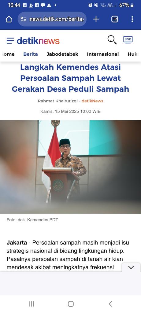 Mahdiati4's tweet photo. Deklarasi gerakan desa peduli sampah

#TPPBersamaMenteriDesa
@prabowo 
@YandriSusanto27
@ArizaPatria
@taufikmadjid71
@kemendespdt
@bpsdmkemendesa
@tpp_provKalsel https://t.co/wV2U3uHmZR