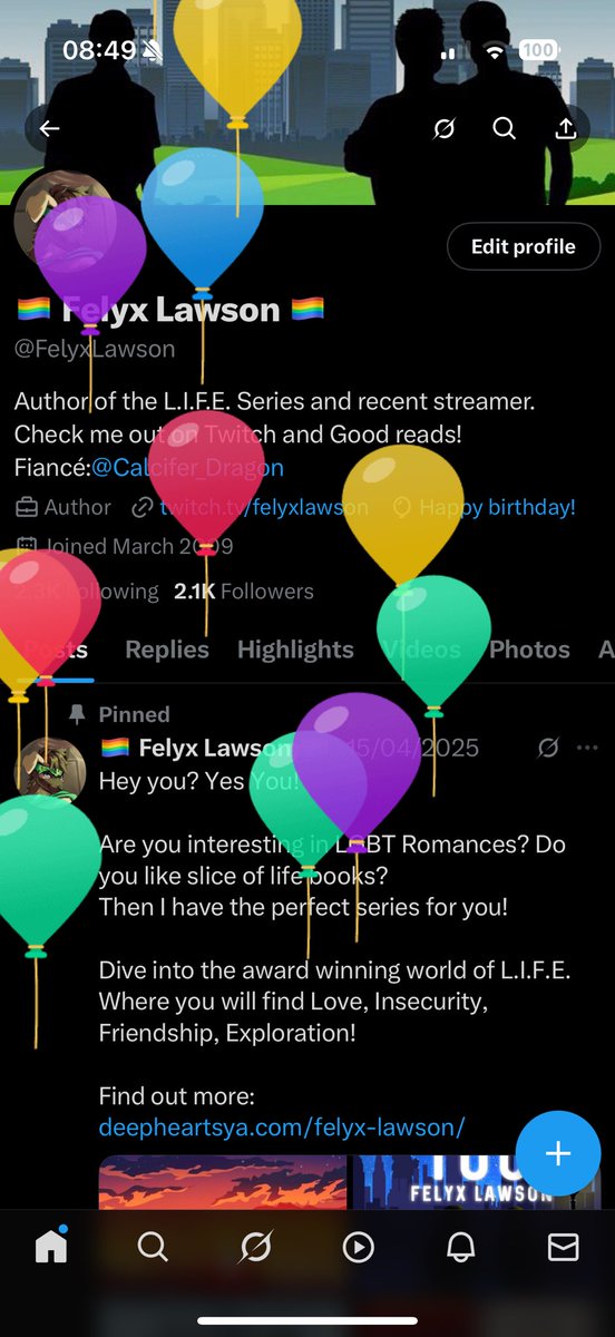🏳️‍🌈 Felyx Lawson - The God of Madness 🏳️‍🌈 tweet media