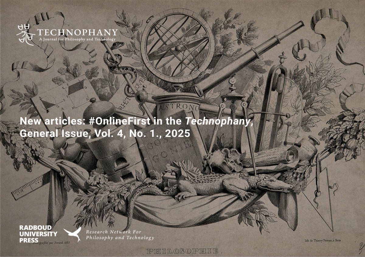#OnlineFirst - Technophany, General Issue, Vol. 4, No. 1., 2025. Book Review: The Ruthless Critique of Everything Existing: Nature and Revolution in  Marcuse’s  Philosophy  of  Praxis by Andrew Feenberg. Review by Darryl Cressman.
…phany.philosophyandtechnology.network/article/view/2…