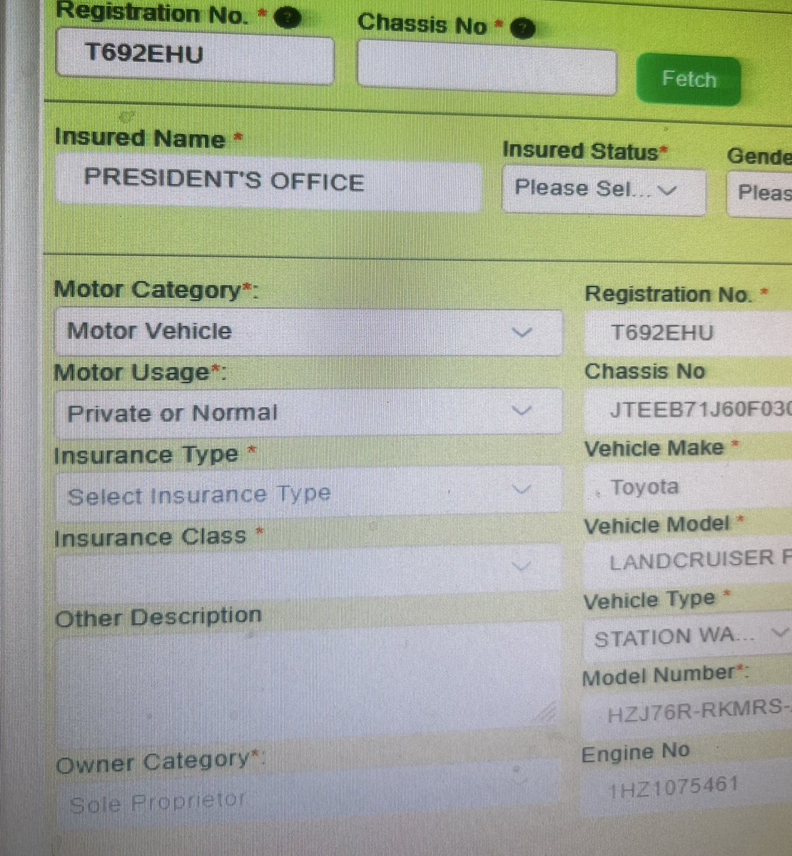 Insured Name: President’s Office
<a href="/SuluhuSamia/">Samia Suluhu</a> ujue Mungu wetu halali!
Tunapambana ila na Yeye anatupambania 🔥👊🏽
Taarifa zinatoka hukohuko ndani na tunapata ushahidi kirahisi tu! 
Acheni huu ujinga wa kuteka na kuua!
Alafu nakuja kufanya majumuisho kwa Kiiingereza ila mgeni wako
