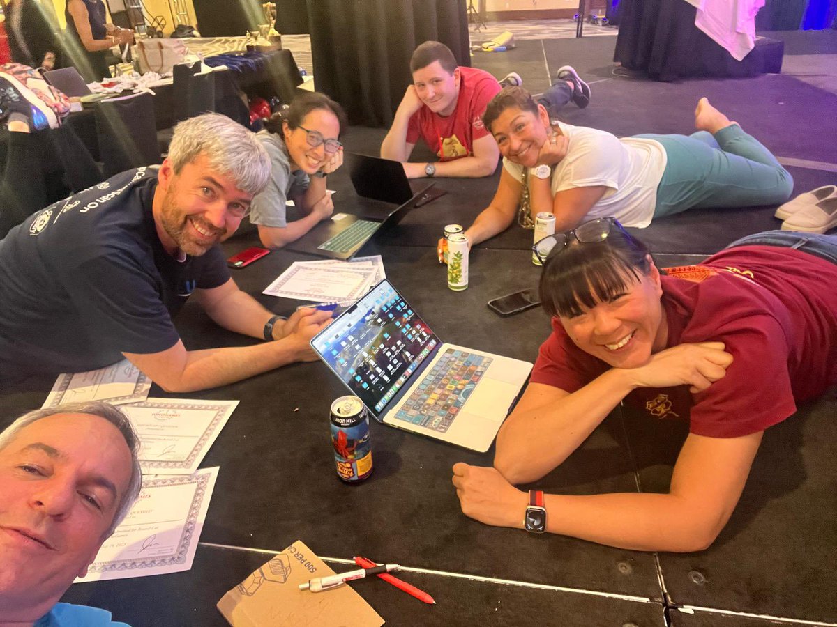 We’ve spent more time on the floor than at the table prepping for #Sonogames25 #SonoGamesXIII - See you in a few hours!