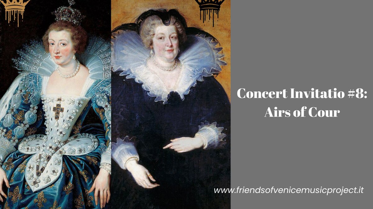 Once upon a time in France, there were two queens: Maria and Anna.

To read full story:
friendsofvenicemusicproject.com/airs-de-cour/

#Soprano #Baroque #Orchestra #MusicinVenice #ConcertVenice #Postipermusicalive