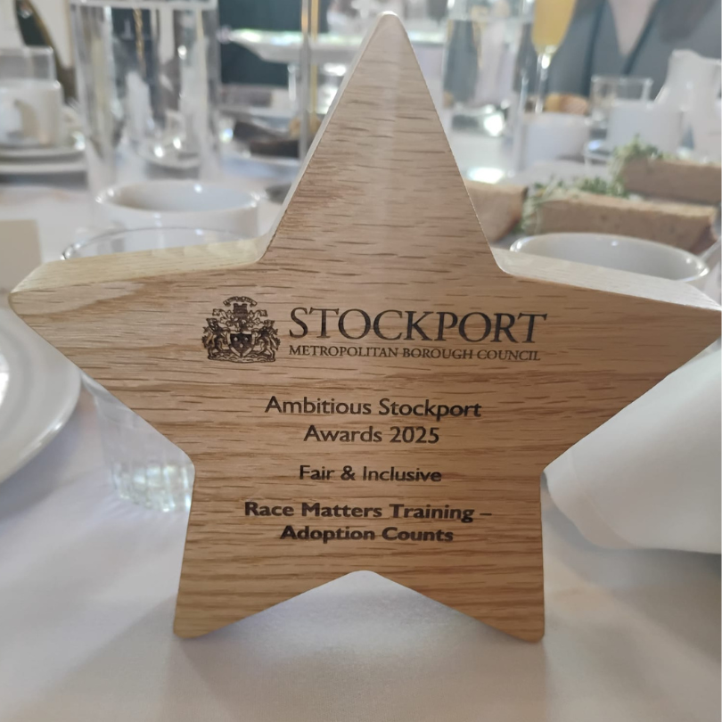Adoption_Counts's tweet photo. We are delighted that last week, Adoption Counts' Race Matters training won the Fair and Inclusive Award at the Ambitious Stockport Awards 2025 π
Huge congratulations to all of the people involved and the other fantastic nominees.
#RACEMatters #AmbitiousStockport #AdoptionCounts https://t.co/S0TeH4Oz7m