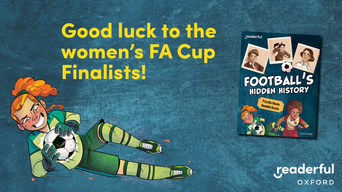 It's the #AdobeWomensFACup Final on Sunday - good luck to the finalists!🏆⚽️

Want to know more about the history of #womensfootball ? Discover the determined women who refused to be sidelined in Football's Hidden History from the new Readerful series.

👉ow.ly/3lIX50VP1YY