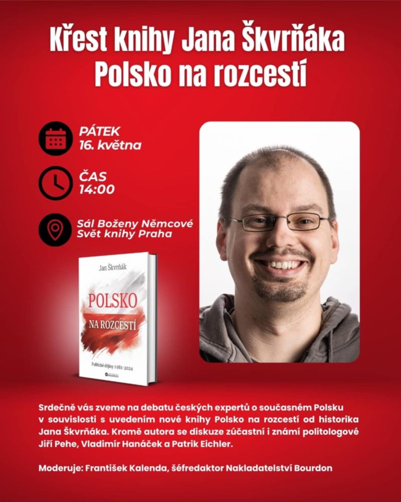 Už dnes křest knihy Polsko na rozcestí: