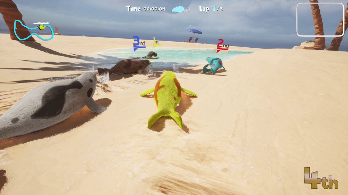 AUTOMATONJapan's tweet photo. 【ニュース】物理演算アザラシレース『Flipper Frenzy』Steamにて期間限定無料で配信開始。最大8人マルチ対応
https://t.co/vDMKNVdBmo https://t.co/1xpuCWodGJ