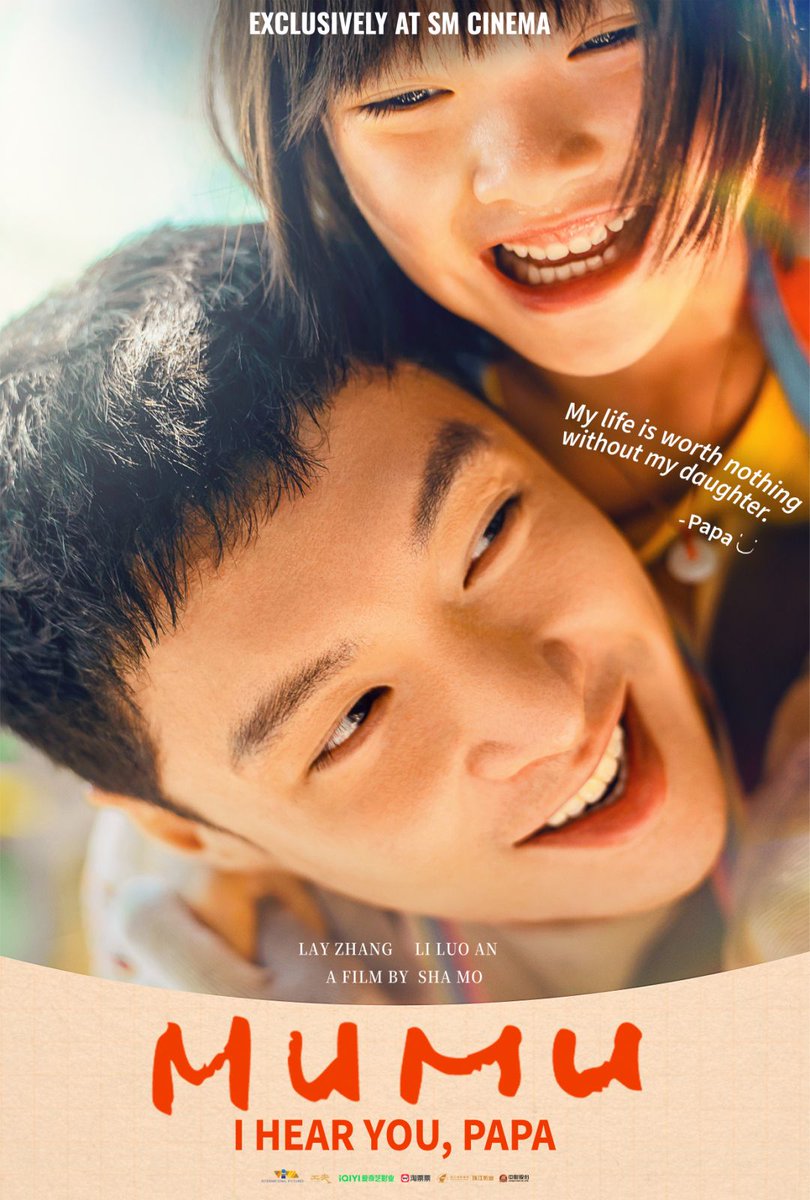 VIVA_Intl's tweet photo. A father's love is the loudest. 

If you like #MiracleInCellNo7 and #HowToMakeMillionsBeforeGrandmaDies, watch out for this touching story of an hearing impaired father and his daughter, MUMU. 

This JUNE 11 Exclusively at SM Cinema.
#MumuMovie #MumuPoster #LayZhang https://t.co/G1UAyCSb5J