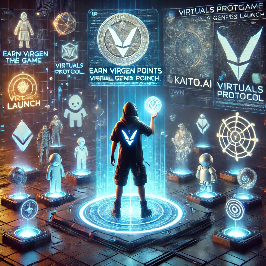 Ready to earn Virgen Points?
Jump into the Virtuals Genesis Launch Platform — mint, play, and OWN your game assets.
Onchain. Fair. Composable.
Powered by <a href="/kaito_xyz/">かいと様</a>
#VirtualsProtocol #KaitoQuest #OnchainGaming