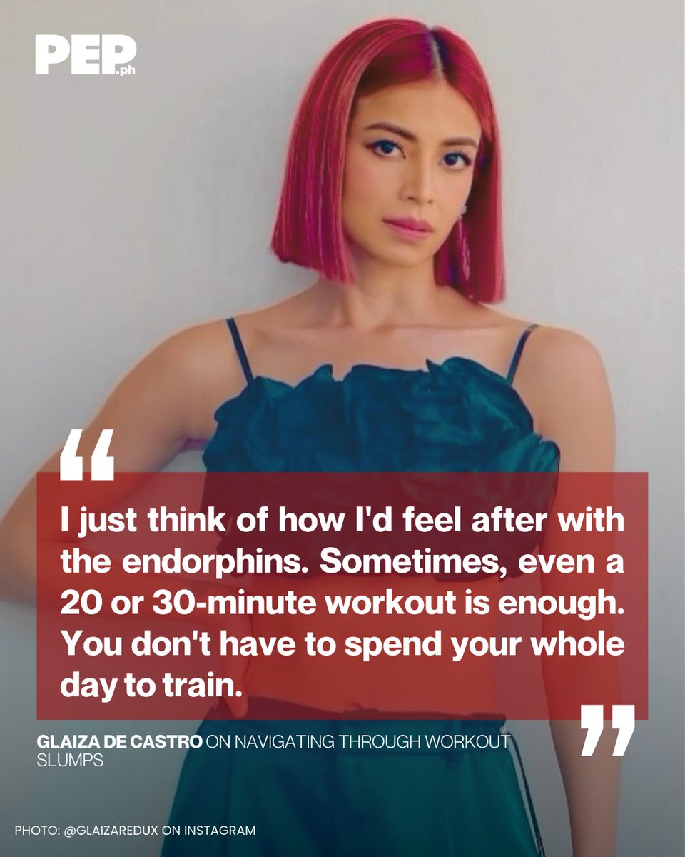 Glaiza de Castro sees more than just physical perks from an active lifestyle.

Read the full story here: tinyurl.com/yc79968p