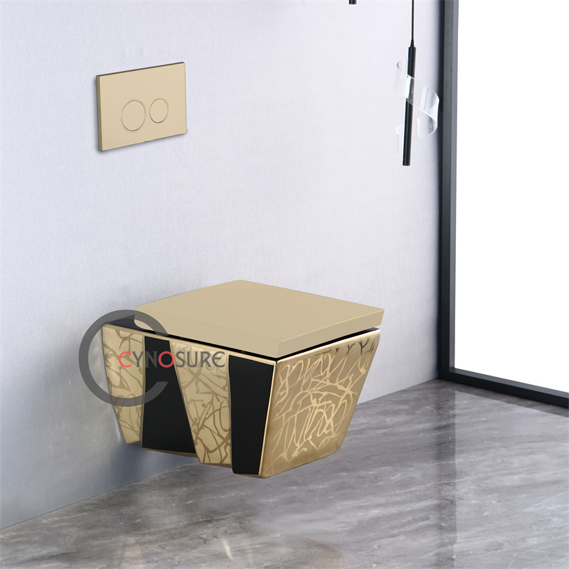 CynosureWa99674's tweet image. 🚽 ​​Electroplate Wall-Hung Commode | CY3051S1 P73​​
✅ Gold PVD soft-close seat (150K+ cycles)
✅ Rimless ceramic design (ISO 9001/14001)
✅ 180mm rough-in for compact spaces
✅ DM for CAD/BIM files &amp;amp; bulk quotes
#LuxuryDesign #BathroomTech cynosuresanitary.com