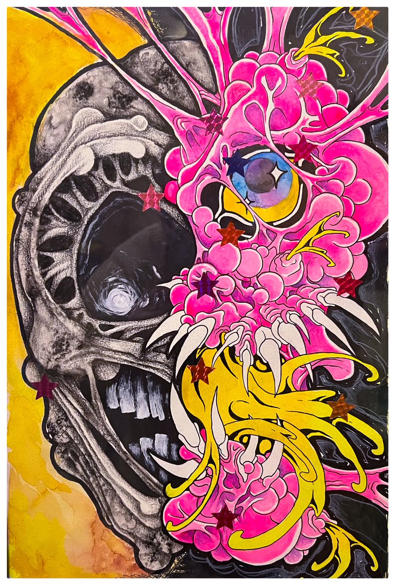 yesferatu85's tweet photo. What I’ve been up to lately #artist #ArtistOnX #creepyart #darkfantasy #darksurrealism #HorrorArt #pastelhorror #illustration #darkart #creaturedesign #watercolorpainting #PortfolioDay #sketchbook https://t.co/6LYB3dghU3